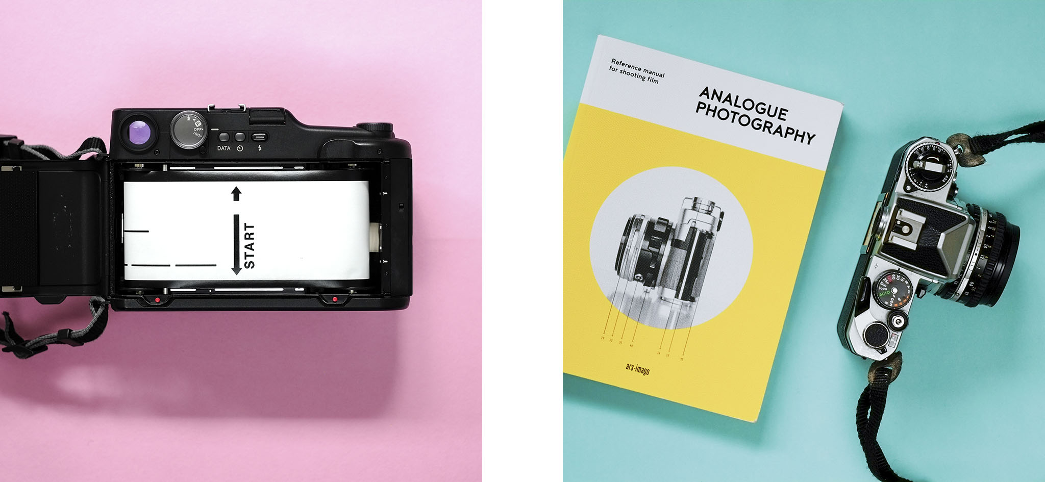 A Beginners Guide To Film Photography.  Medium Format Film Camera. Guide to Analogue Photography Manual