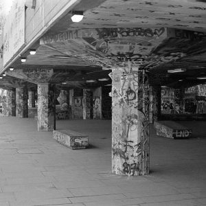 South Bank Undercroft shot on HP5 Film Nikon FE