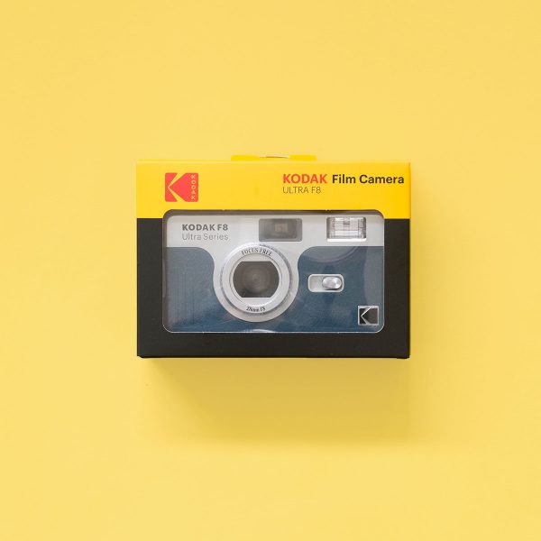 Kodak F8 Film Camera Blue Box Kodak Ultra F8 35mm Film Camera Navy Blue