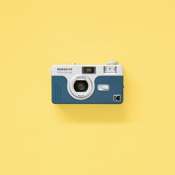 Kodak F8 Film Camera Blue Front Kodak Ultra F8 Film Camera Navy Blue