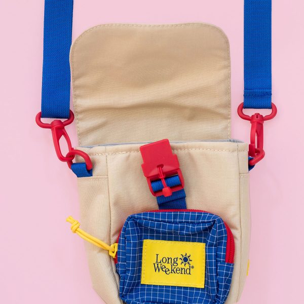 Long Weekend Crossbody Camera Pouch Creme Multi