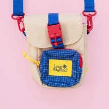 Long Weekend Crossbody Camera Pouch Creme Multi