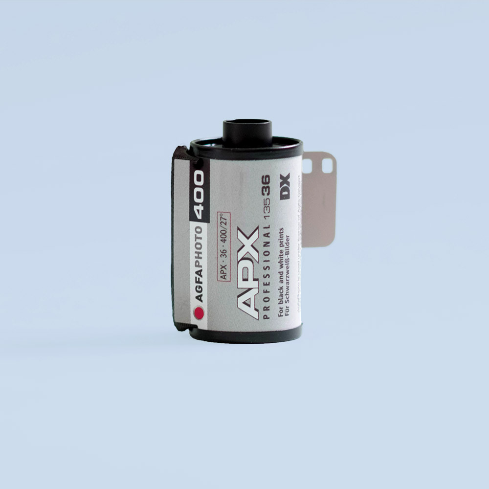 Agfa 2 Rolls Agfa APX 400 ISO 135-36 35mm Black & White Film 