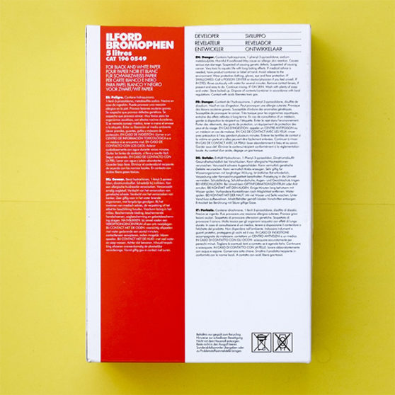 Ilford Bromophen Paper Developer 5L Parallax Photographic Coop