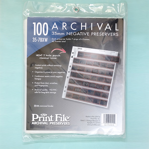 Printfile 35mm Negative Storage Pages 35-7BXW