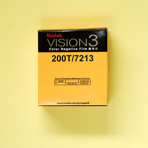 Kodak Vision3 200T 7213 Colour Negative Super 8 Film