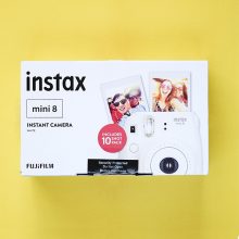 Fuji Instax Mini 8 Insstant Camera White Box 1 Fuji Instax Mini 8 Instant Film Camera White