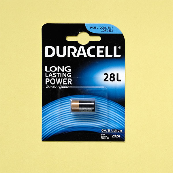 Duracell 2CR1 PX28L 6V/B Lithium Battery