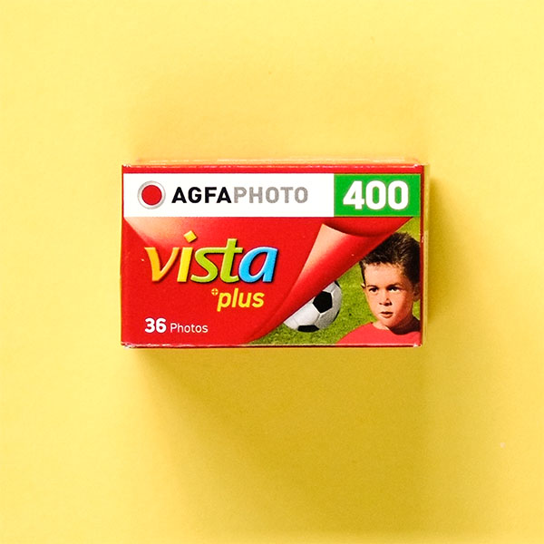 Agfa Photo Vista Plus 400 135-36 Lot de 10 Pellicules pour Appareil Photo Argentique 35 mm Noir