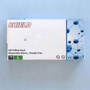 Protective Vinyl Gloves Large 100 Box