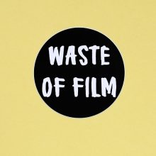 Waste Of Film Sticker Black Waste Of Film Sticker Set