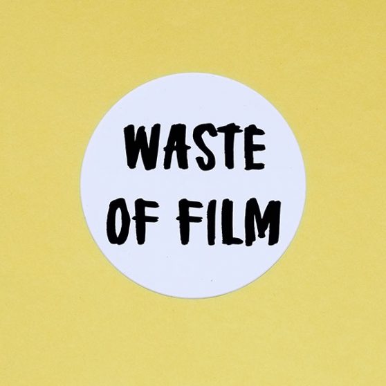 Waste Of Film Sticker Set Parallax Photographic Coop