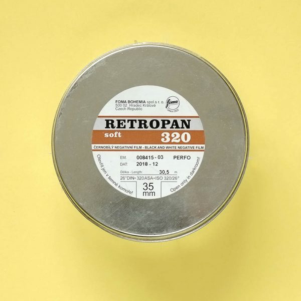 foma retropan 320 35mm film bulk roll
