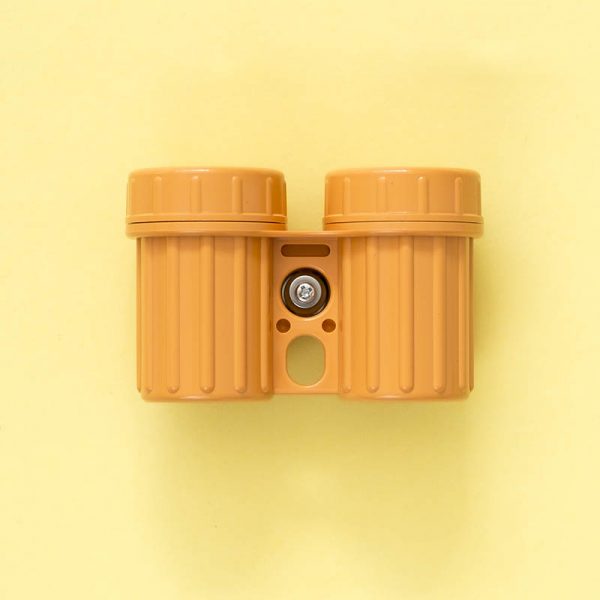 UN Twin Film Case 35mm Yellow With 12mm Strap Clip