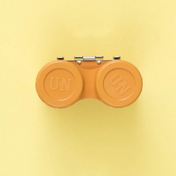 UN Twin Film Case 35mm Yellow 12 2 UN Twin Film Case 35mm Yellow With 12mm Strap Clip