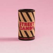 Street Candy ATM Recycled Cardboard Canister Street Candy ATM Recycled Cardboard Canister