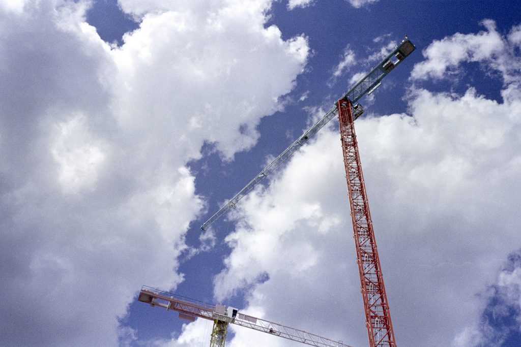 Kodak Gold 35mm Film Clouds and Cranes