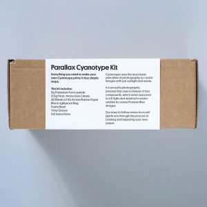 Parallax Cyanotype Kit Box Front with Information