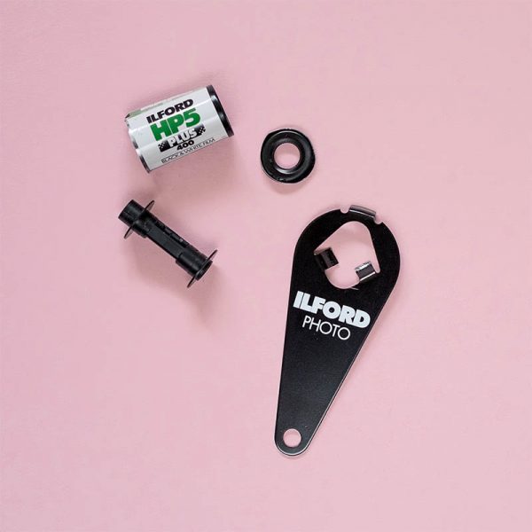 Ilford 35mm Film Cassette Opener with HP5 Film