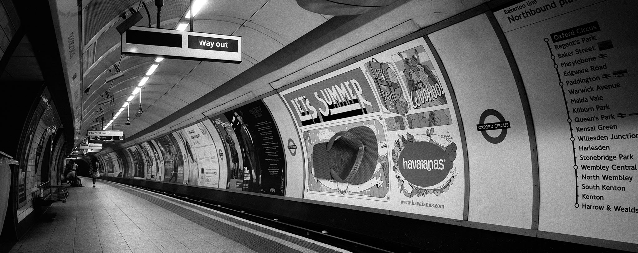 London Tube Station Ilford HP5