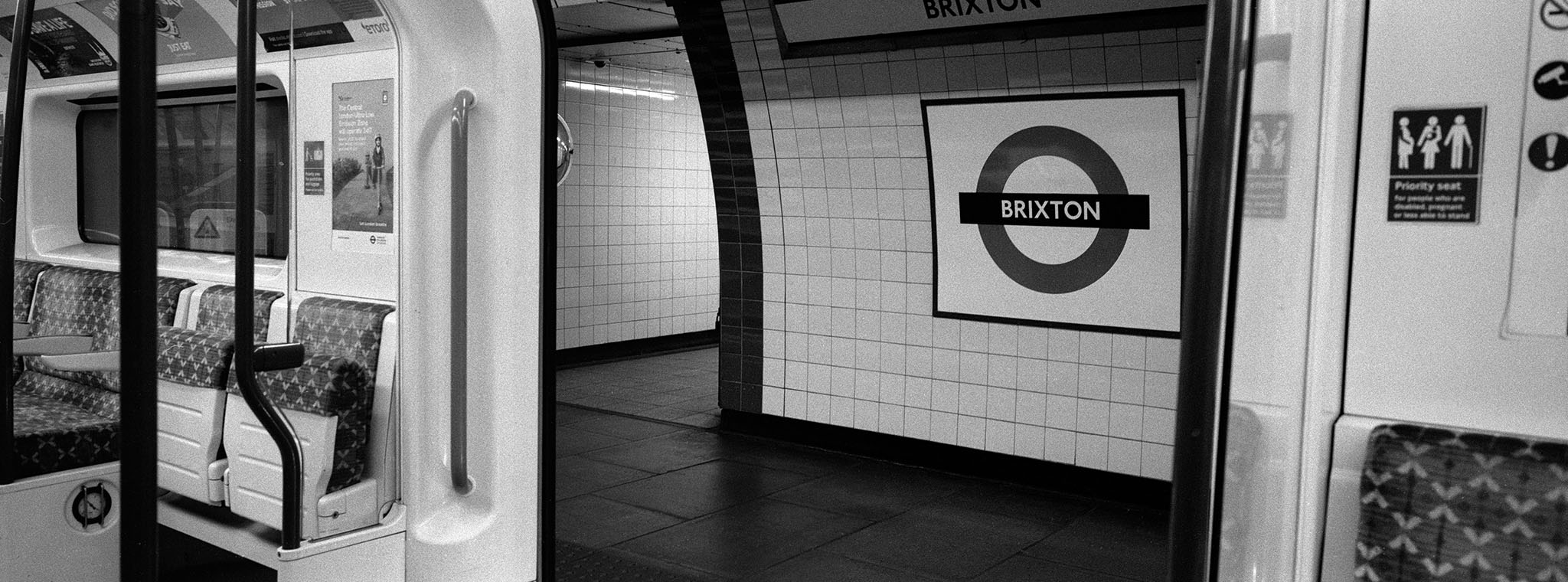 Brixton Tube Ilford HP5 1600 ISO