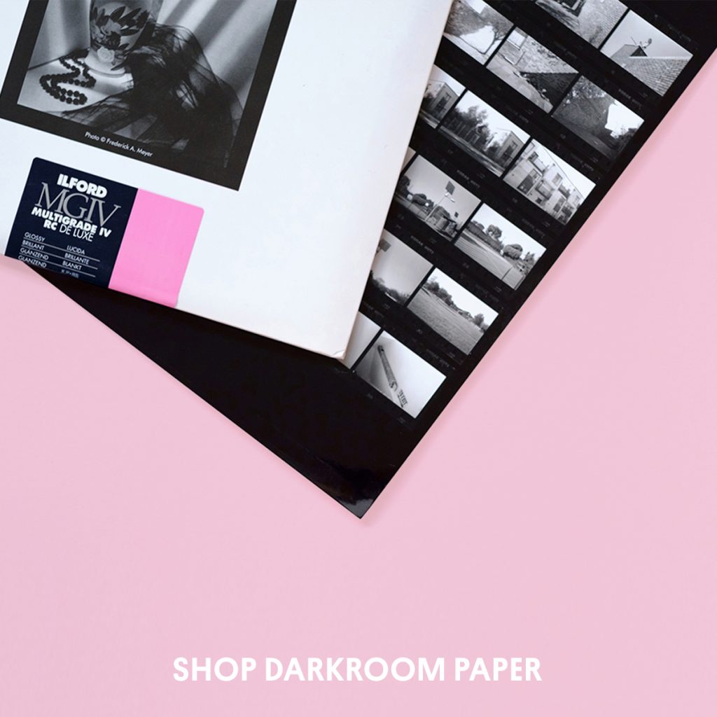 Buy Darkroom Paper from Parallax Photographic Coop. Ilford Multigrade resin coated paper and contact sheet.