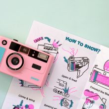 Dubblefilm Show Camera Pink Instructions 3 Dubblefilm Show 35mm Camera