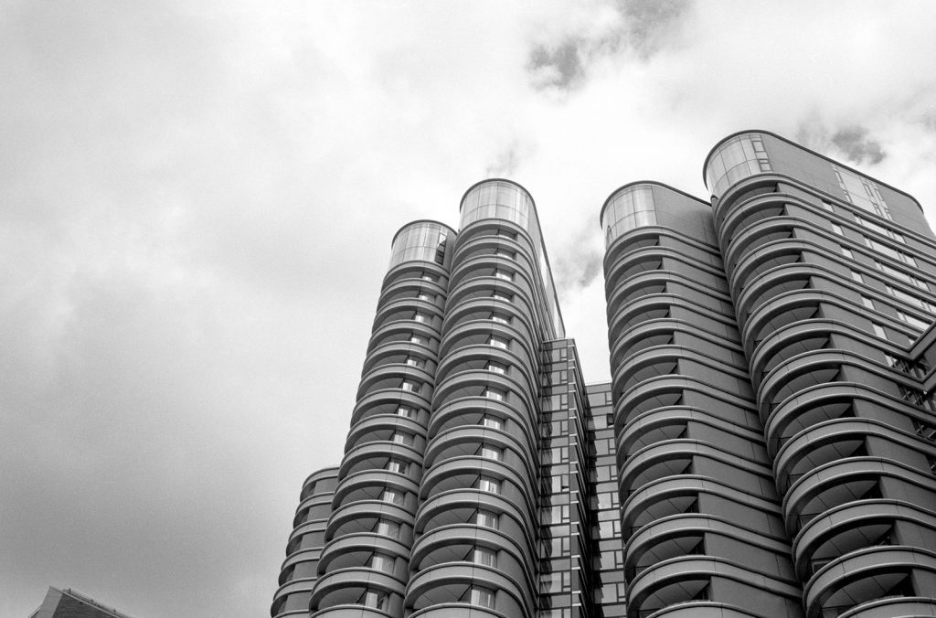 Fuji Acros II 35mm Contax G2 Vauxhall Buildings