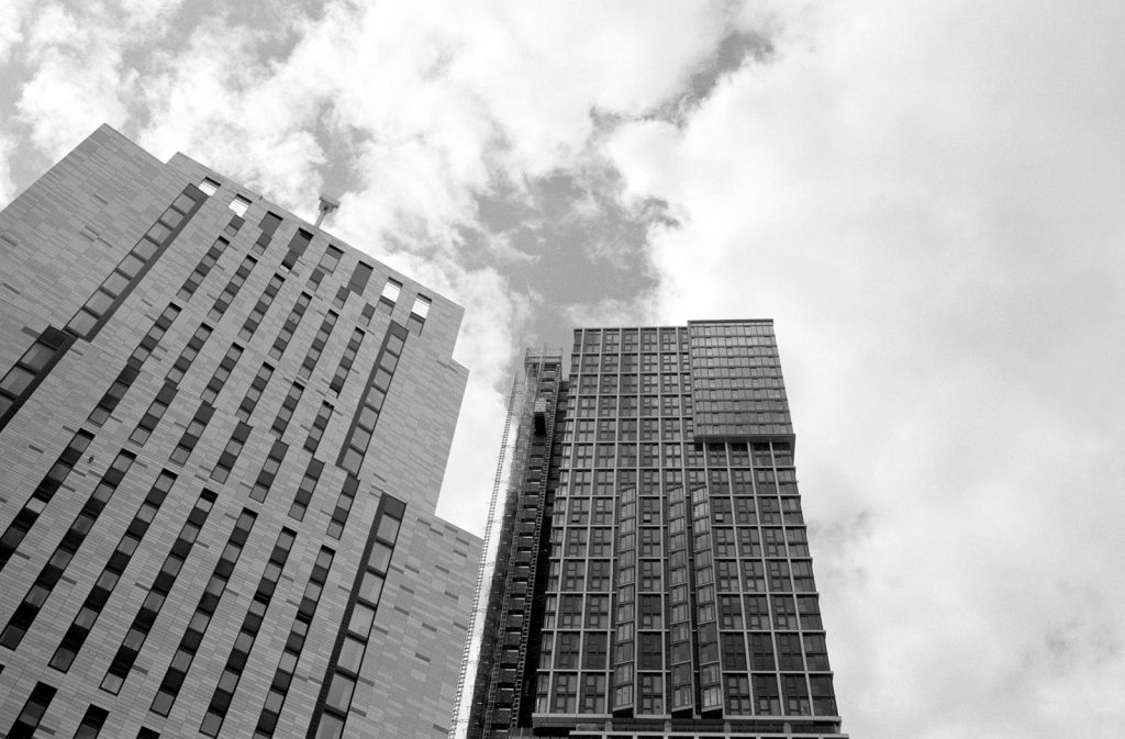 Fuji Acros II 35mm Contax G2 Vauxhall Buildings