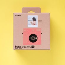 Fuji Instax Square SQ1 Instant Film Camera Terracotta Orange