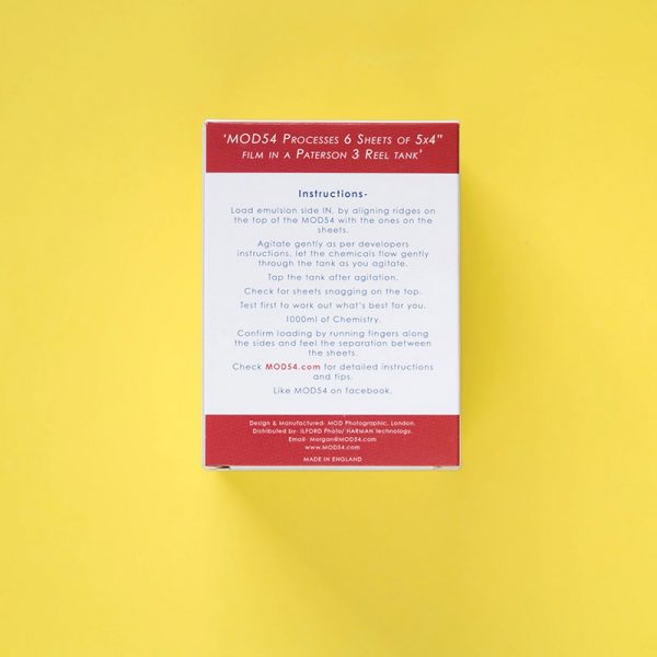 MOD54 Sheet Film Holder 1 MOD54 Sheet Film Holder Box Back