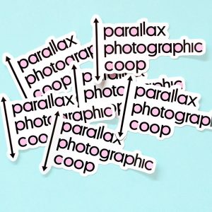 Parallax Sticker Vinyl Pink
