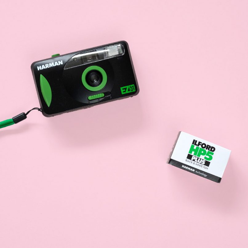 Ilford Harman Reusable Camera And Kentmere Film Parallax