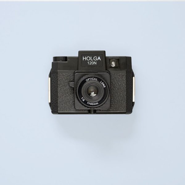 Holga 120N Film Camera Black Front