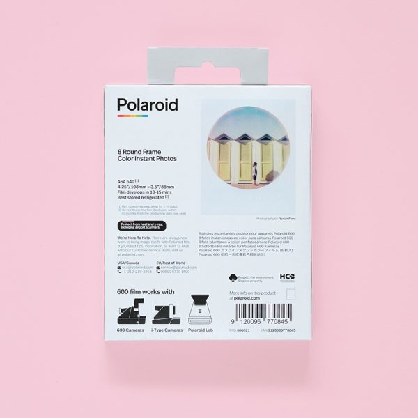 Polaroid Color 600 Instant Film Round Frame Edition
