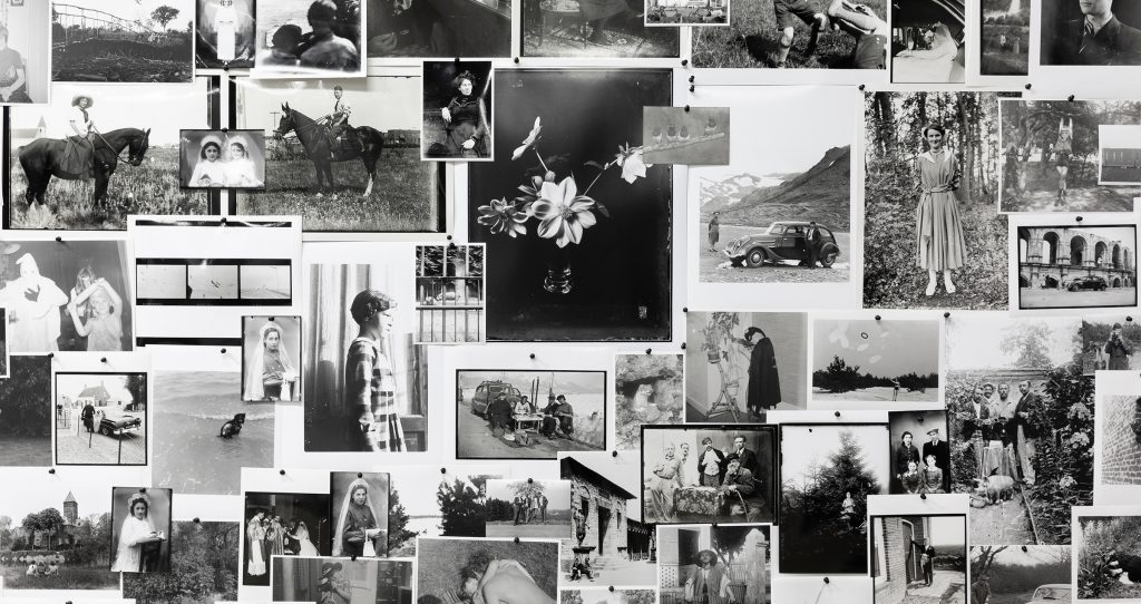 ifoundyourfilm - wall with darkroom prints during premiere (photo by Hanne van der Velde)