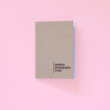 Parallax Kraft Notebook Pink Grid