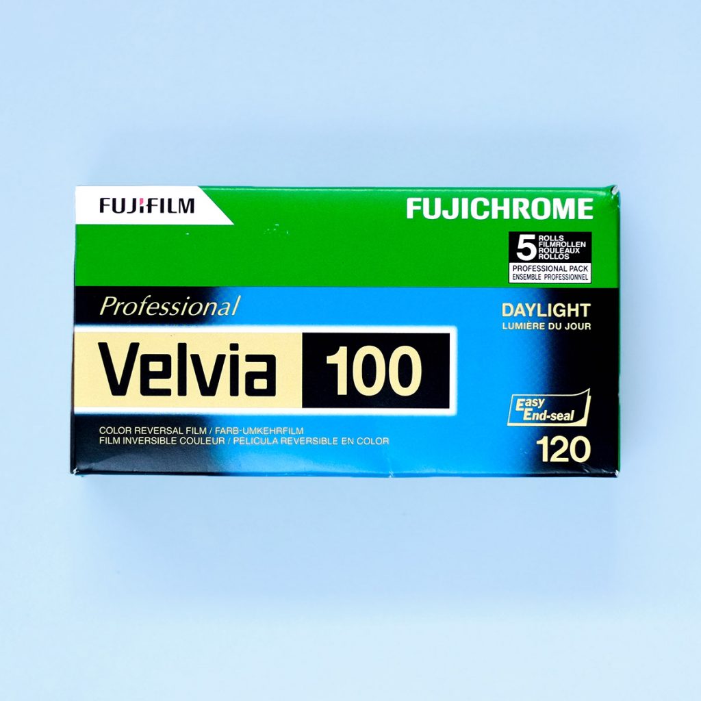 Transparency Film - Fuji Velvia 100 120 5 Pack