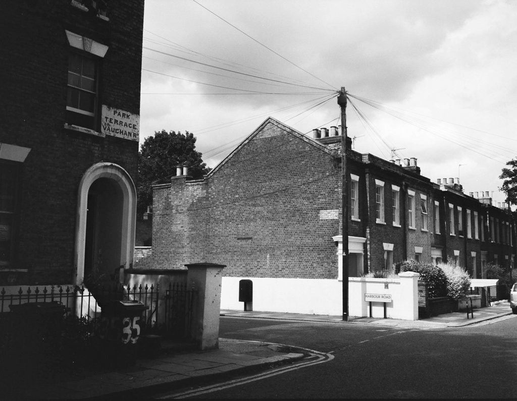 Harbour Street Telephone Wires CineStill BWXX 120 Film Review