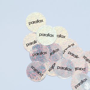 Parallax Gltter Stickers