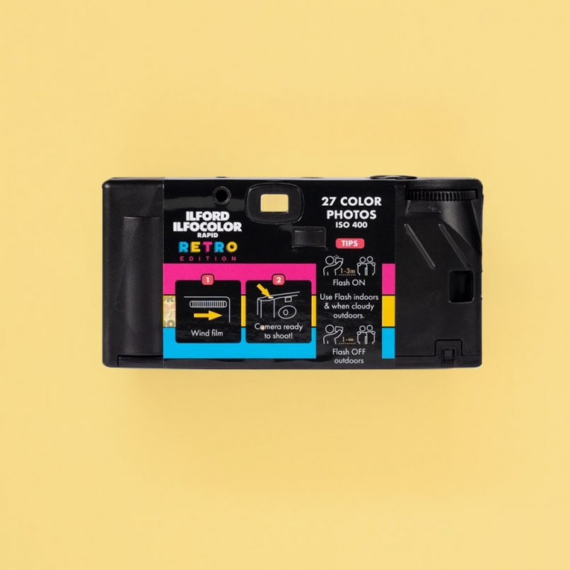Ilford Ilfocolor Rapid Retro 35mm Disposable Film Camera Parallax