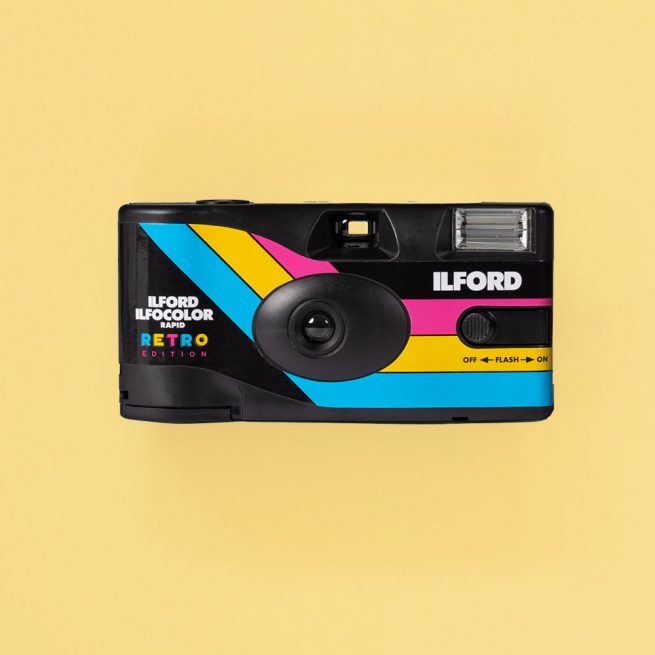 Ilford Ilfocolor Rapid Retro 35mm Disposable Film Camera - Parallax