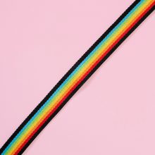 Polaroid Camera Strap Flat Black 1 Polaroid Camera Strap Flat Rainbow Black