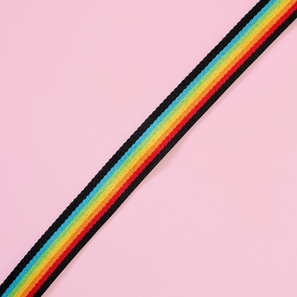 Polaroid Camera Strap Flat Black 1 Polaroid Camera Strap Flat Rainbow Black