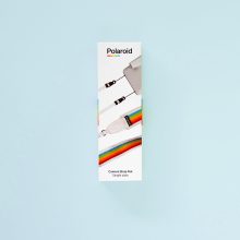 Polaroid Camera Strap Flat White Box Polaroid Camera Strap Flat Rainbow White