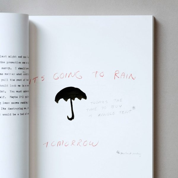 WILLIAM WEGMAN writing by artist