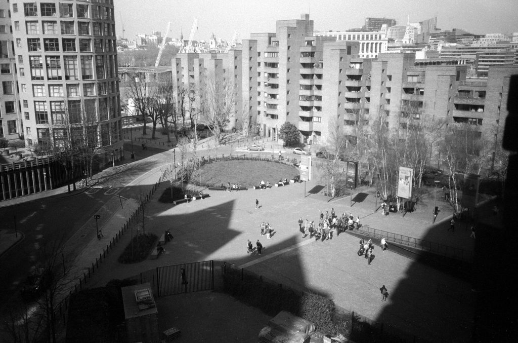 View from the Tate Modern on Lomography Kino film