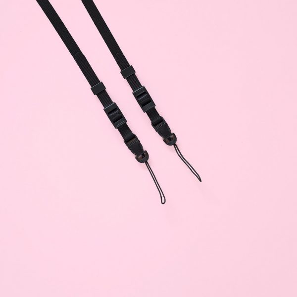 Nylon Rope Camera Strap Black 2 Nylon Rope Camera Strap Black