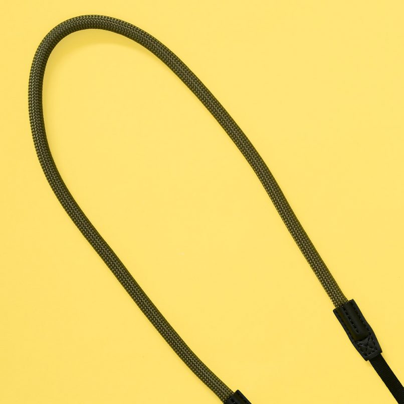Nylon Rope Camera Strap Olive Green - Parallax Photographic