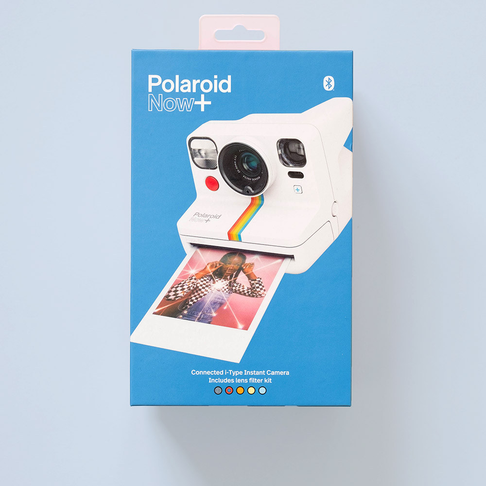 Polaroid Now Black I-Type Instant Camera Golden Gift Box Camera + Film  Bundle